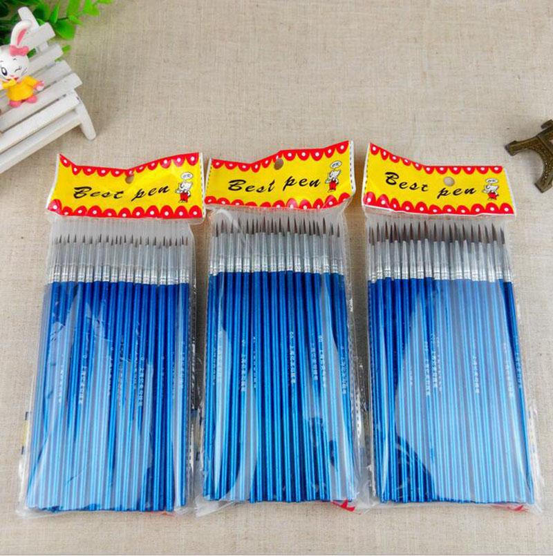 6Pcs/Set,Fine Hand-painted Thin Hook Line Pen Drawing Art Pen #0 #00 #000 Paint Brush Art Supplies Nylon Brush Painting Pen