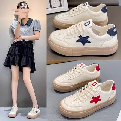 Board Shoes Women's Casual Shoes Lace Up Thick Sole