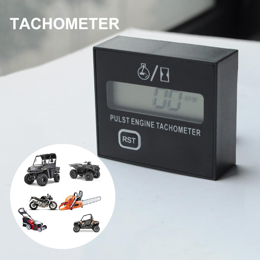 High Precision Meter Gas-oline Engine Lawn Mower Tachometer Digital Display Pulse Speed Speedometer Pulst Engine Tach RPM