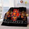 Ramm-stein Skulls And Logo Blanket Flannel Blanket for Bed, Sofa, Camping, Hiking, Picnic Essentials, Gift for Family Fan Gifts