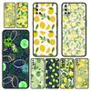 Phone Case For OnePlus 12 11 10 9 Pro 9T 12R 10R 9R 9RT 10T 8T 8 7 6T 7T Nord 2T CE 2 5G N200 N10 N100 Cover Fruit Lemon