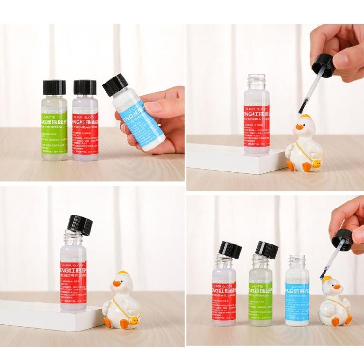 High Gloss Finish Coating for Stone Clay Ceramic Plastic Wood Metal Resin Crafts