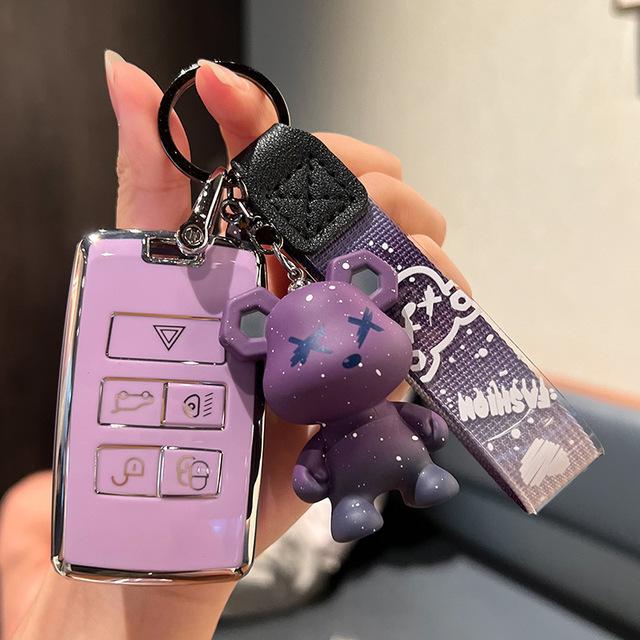 

Чехол для дистанционного ключа автомобиля, чехол-держатель, брелок для Land Rover Range Rover Discovery 5 Sport для JAGUAR XE XF XJ F PACE