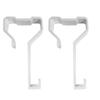 No-Drill Trailer Window Hook Pair with Clip-On Edge Hanging Design for Towels, Clothing, and Daily Travel Items