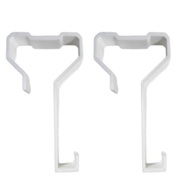 No-Drill Trailer Window Hook Pair with Clip-On Edge Hanging Design for Towels, Clothing, and Daily Travel Items