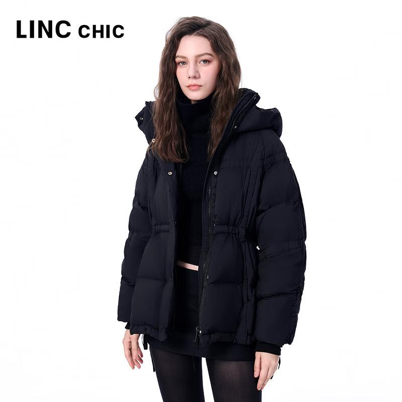 Jinyujie 2025 Winter Women's Ballet Style Loose Down Jacket
