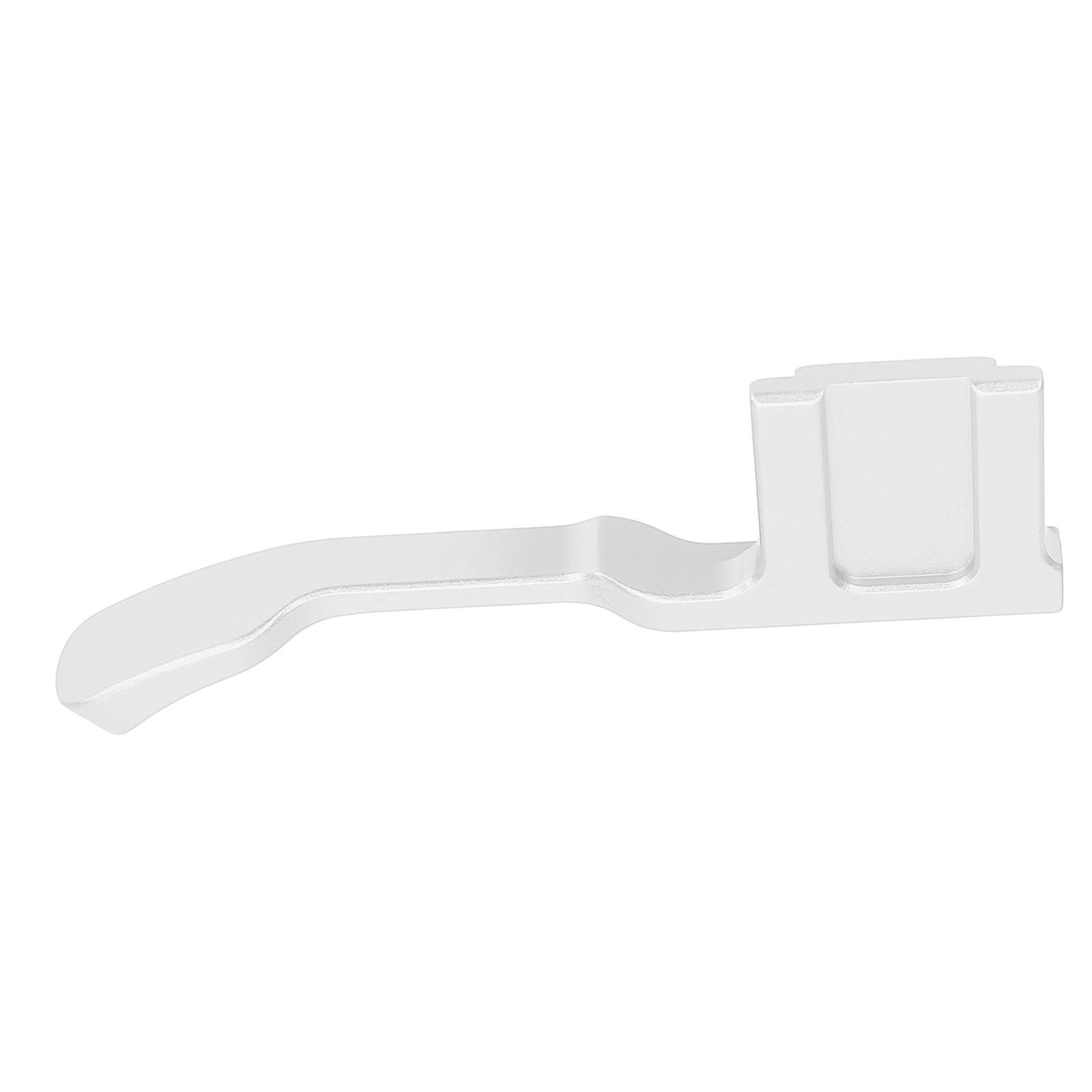 

Camera Thumb Up Grip Aluminum Alloy Metal Rest Support with Hot Shoe Cover Protector for GFX 50R Mirrorless Camera серебряный