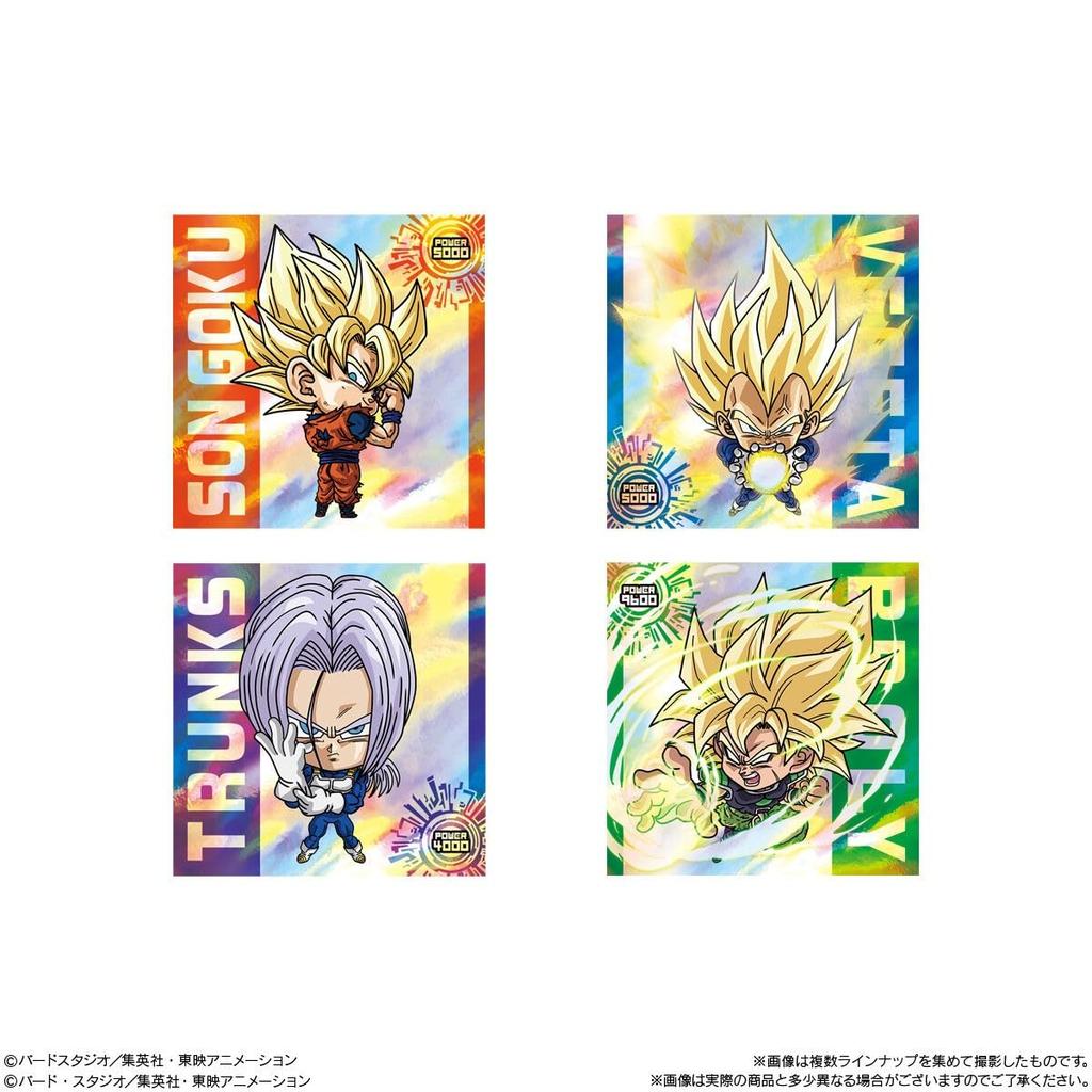 BANDAI Dragon Ball Super Warrior Seal Wafers Super "Devotion to Victory" 20-piece Box Candy Toy