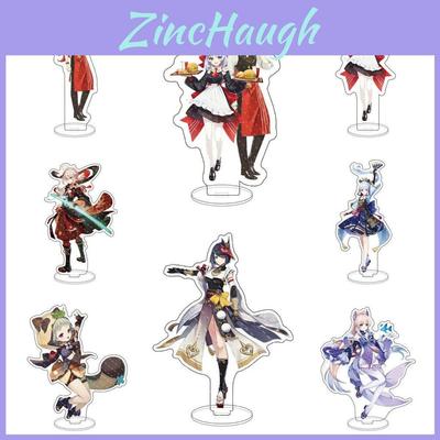 Genshin Impact Acrylic Stand Desktop Decor Perfect For Home And Party Decorations Featuring Kazuha Venti Klee Hutao Ganyu Paimon