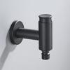 Black 304 Stainless Steel Faucet For Washing Machine Wall Mounted Balcony Mop Pool Tap Press Switch Single Cold Tap