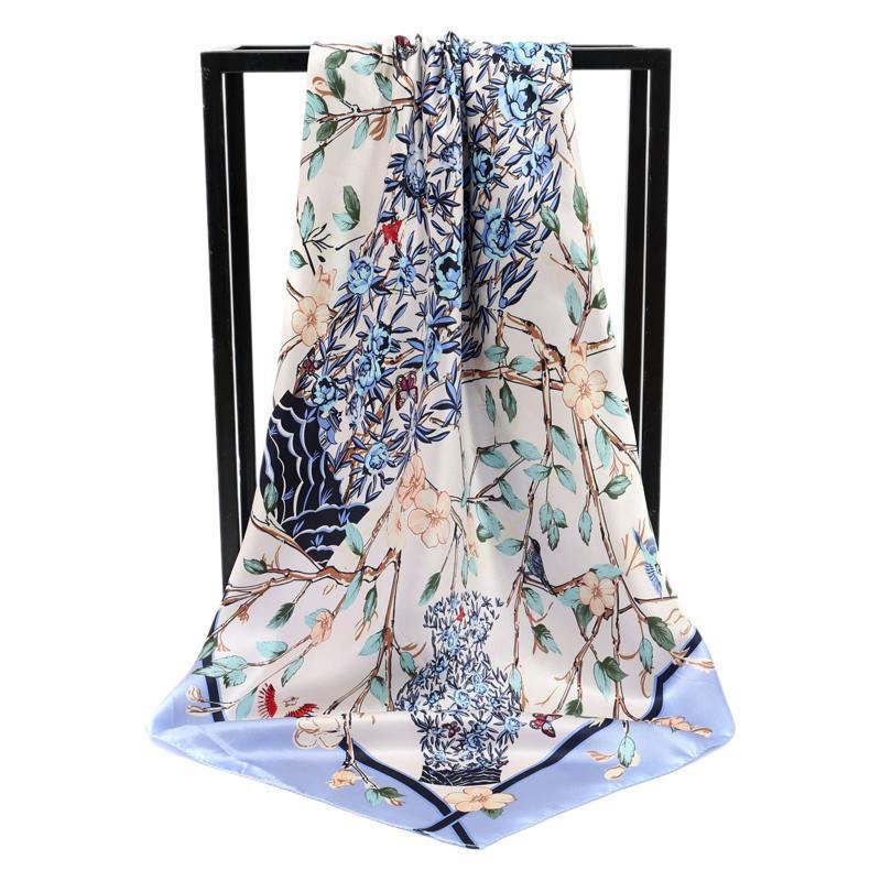 Long Silk Scarf for Women - Versatile Winter/Autumn Style Neckerchief, Fashionable and New 2021 Trend