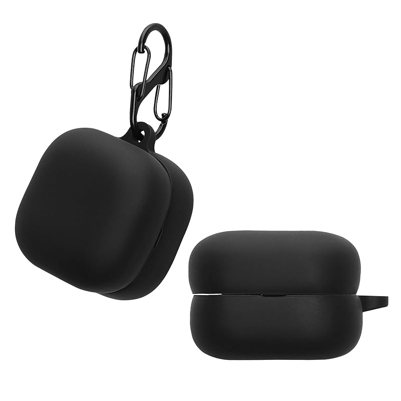 

kwmobile earphone case Sony LinkBuds Fit Compatible with WF-LS910N case - wireless earphones silicon Fall prevention black color