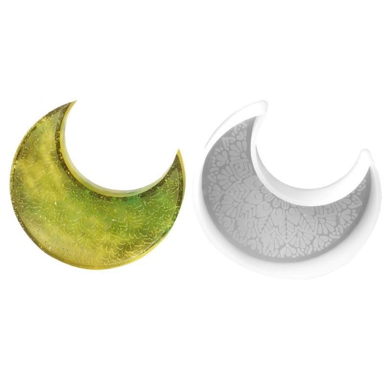 

Star/Moon Shape Silicone Molds for Epoxy Resin Candle Soap Temperature Resistant Silicone Candle Molds for Art Craft