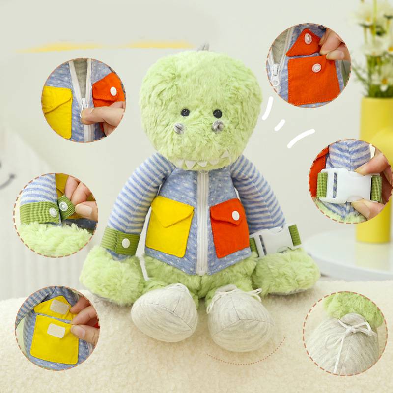 Dinosaur Rabbit Cow Duck Plush Toy Cute Cartoon Girl Holiday Gift Pillow Throw