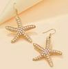 Summer Fashion Beach Style Bracelet For Women Starfish Shell Charm Bangle Girls  Jewelry Accessories