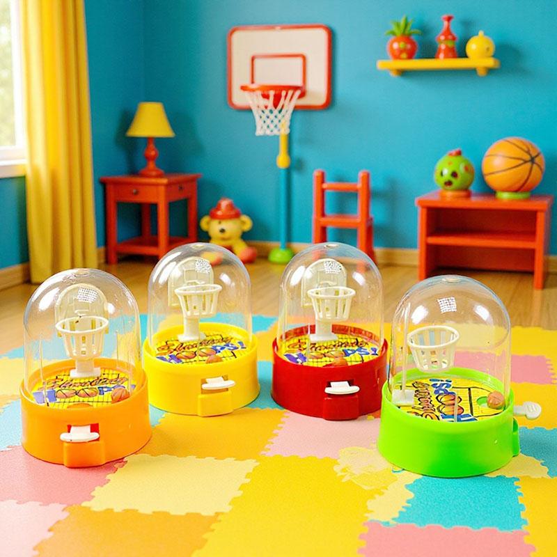 Creative and Fun Mini Finger Children's Puzzle Desktop Toy Basketball Interactive Shooting Game Machine