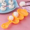 M-2 Stück/Set Kinder DIY Reisbällchen-Shaker-Set Mittagessen-Hersteller Onigiri-Form Sushi Bento-Form Küchen-Sushi-Werkzeuge Zubehör