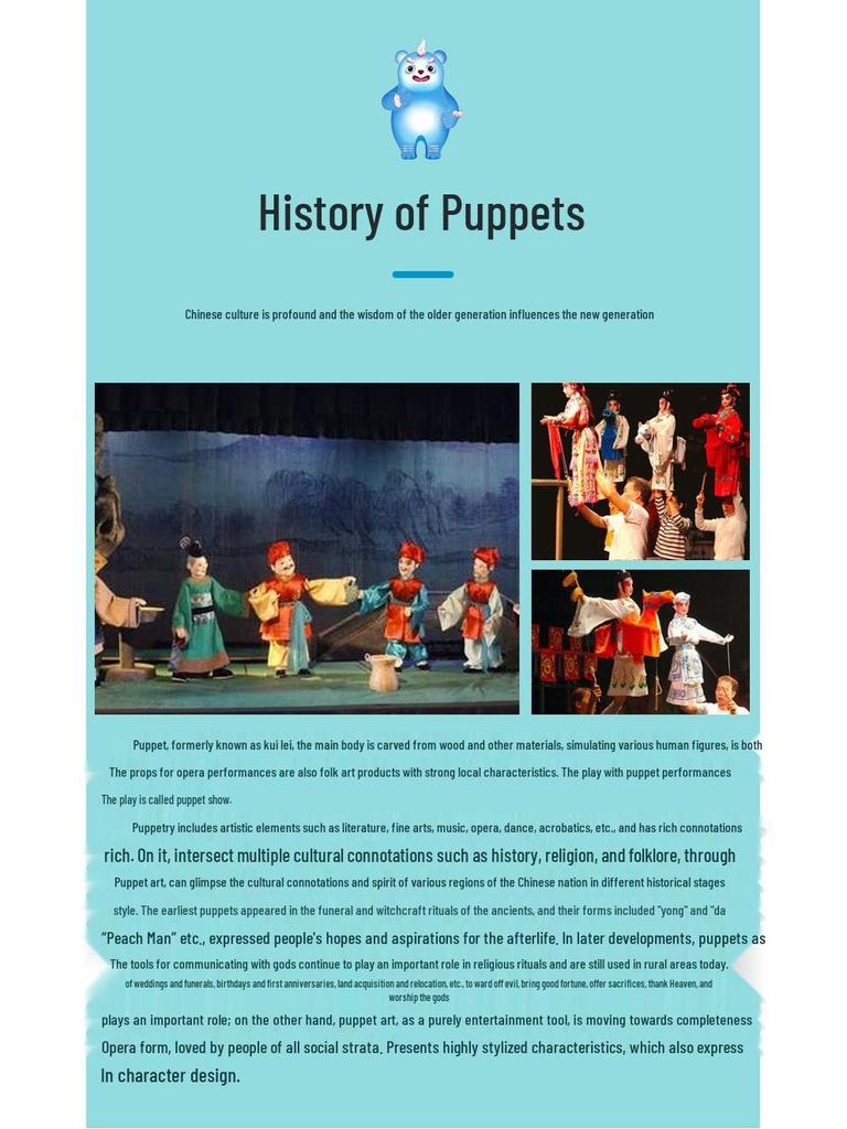 Flamingo Creative Novel Handmade Wooden String Puppet Toy