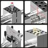 Hobbyist Workholding Clamp Tool with 360 Degree Positioning Flexibility and Antiscratch Jaw for Intricate Metalworking