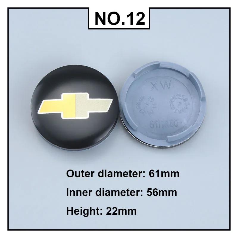 4PCS for Chevrolet Malibu AVEO CRUZE EQUINOx IMPALA LACETTI TRAX Corvette ORLANDO Sail Car Wheel Center Covers Hub Caps Badge