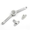 Sturdy Zinc Alloy Soft Close Hinges Accessory for Toy Box Chest Adjustable Lid Stay Tension Safe Smooth Closures 2PCS