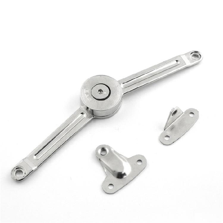 Sturdy Zinc Alloy Soft Close Hinges Accessory for Toy Box Chest Adjustable Lid Stay Tension Safe Smooth Closures 2PCS