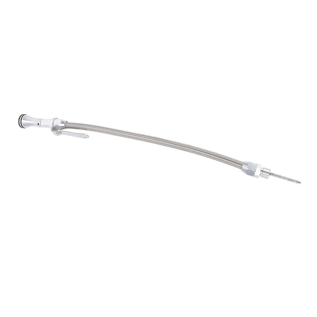 Stainless Flexible Oil Pan Dipstick and Tube Kit 20in Screw In Style Replacement for SB 289 302 351W BB 429 460 Engine
