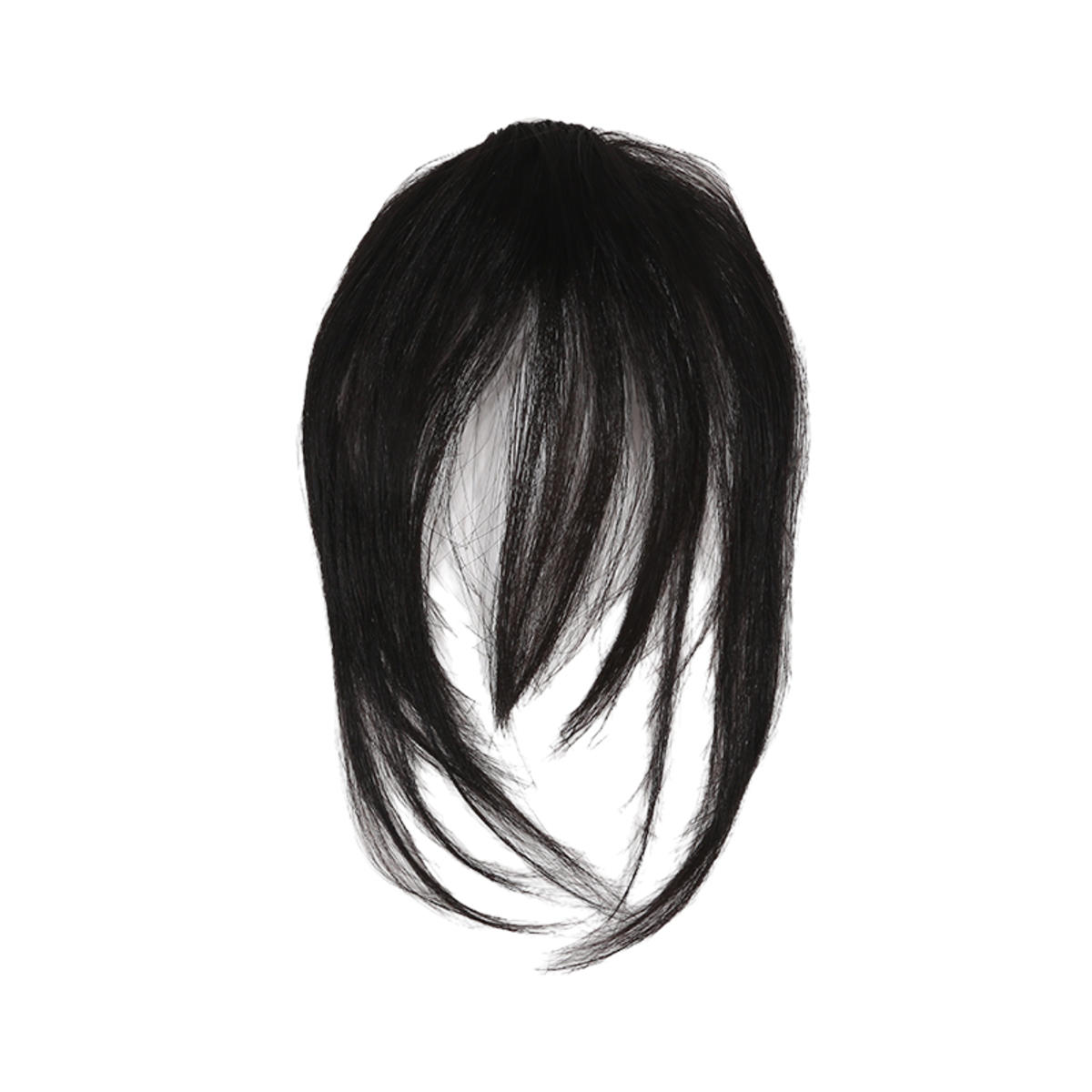 

Челка человеческая натуральная с пробором посередине, легкая челка, заколка для волос-челки, накладка-челка для женщин, накладная воздушная челка Xiaoqiandai bangs естественный