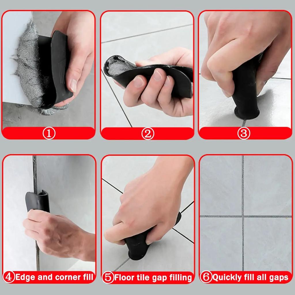 Caulking Tool Tile Repair Pointing Grout Rubber Wear-resistant Save Tims Apply Mortar Ceiling Fan Does Not Damage Porcelain Home