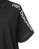 Golf Short Sleeve Big Polo Shirt Quick 2 [New Balance] Women's (Moisture Absorbent, Drying, Stretchy) / 012-5168503 010_Black [L]