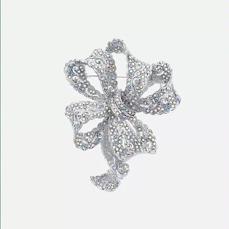 

Женская брошь-бант в стиле барокко в ретро-стиле высокого класса для пиджаков