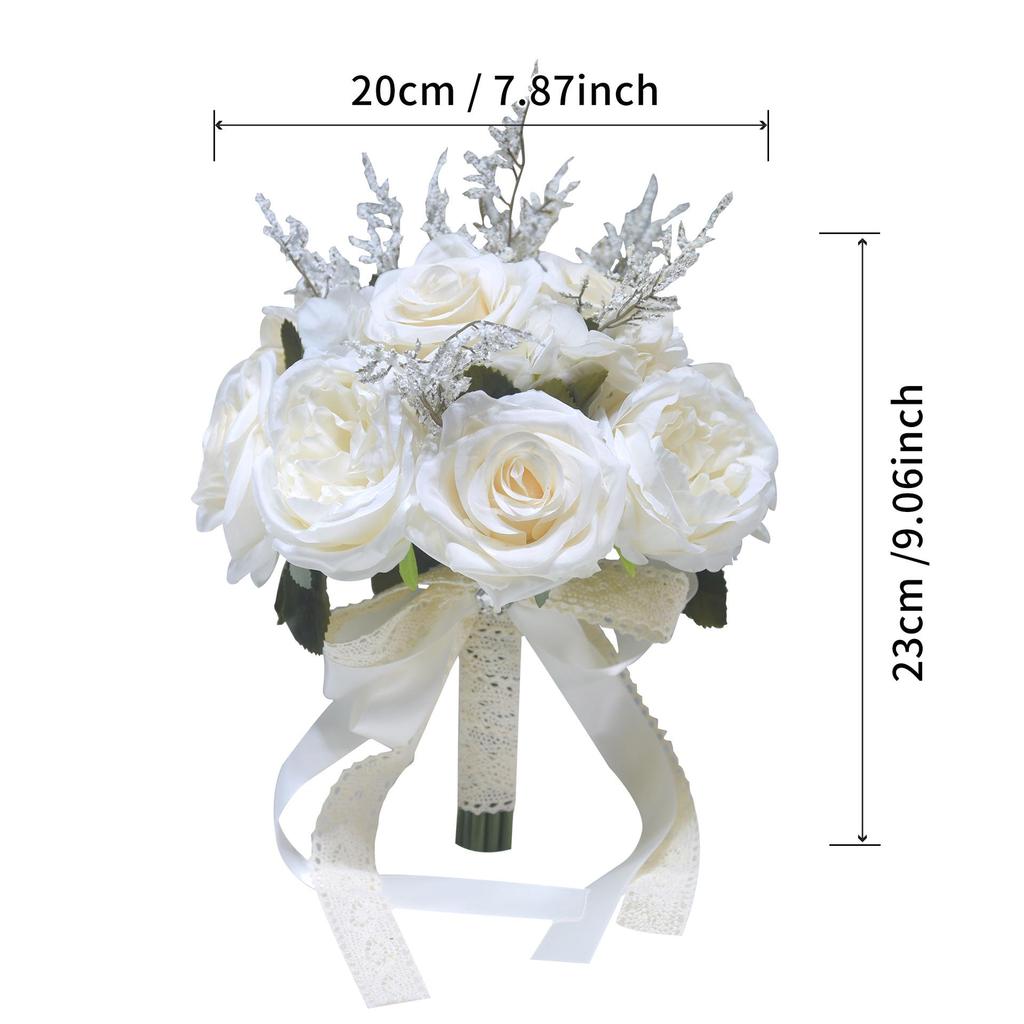 166-Piece Rose Bouquet for Weddings, Proposals, and Photography – Artificial Flowers for Brides and Bridesmaids