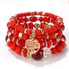 Bohemian bracelet creative tassel multi-layer beaded bracelet