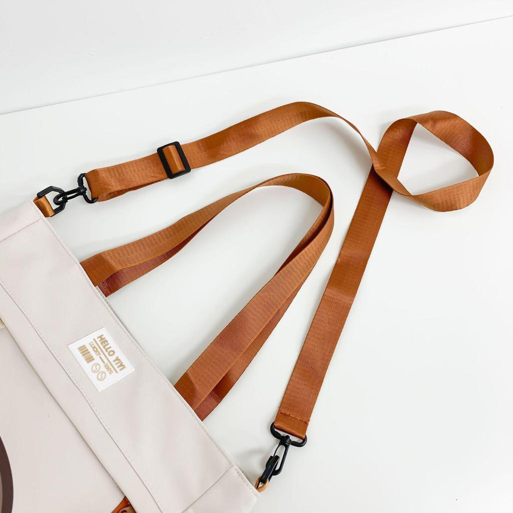 Borsa a tracolla versatile di grande capacità in tessuto Oxford per bambine della scuola elementare