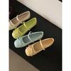 French bow Mary Jane shoes ballet shoes flat shoes Zichun gentle shallow mouth single shoes soft sole