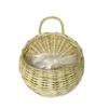 Handmade Willow Woven Wall Hanging Flower Basket Pot