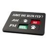 Dog Feeding Reminder,Have I Been Feds Dog Feeding Magnet,Feed Trackers AM PM,Feeding Reminder Slider for Fridge