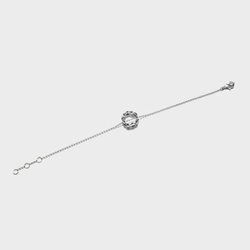 BONAFIDE JEWELRY Multi Hash Tag Bracelet (Silver)