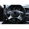Matte Silver Car Steering Wheel Moulding Cover For Mercedes Benz ML GL 2012-2016