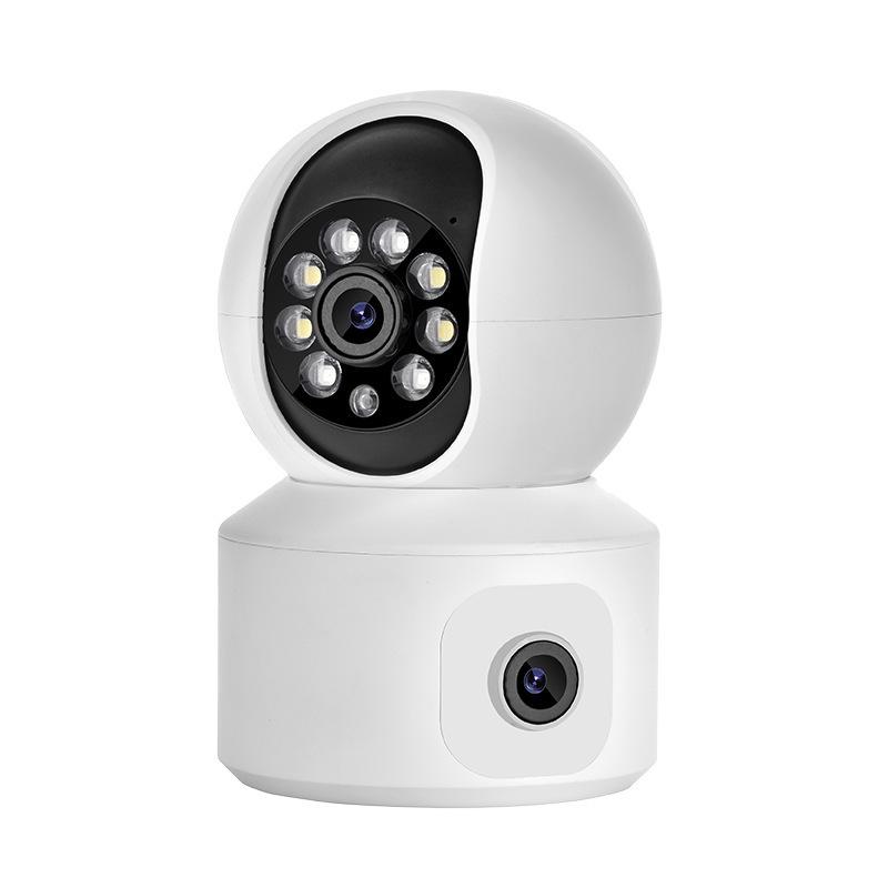 OKAM 2MP HD WIFI Camera with Full Color Night Vision, Dual-Lens PTZ, Waterproof for Indoor/Outdoor Use