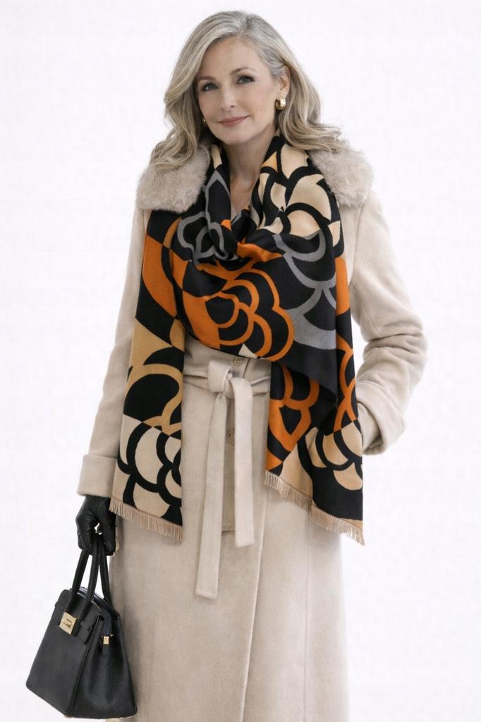 women' DOWN SCARF comfortable and warm for winter fashionable winter fur SCARF