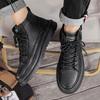 Board Shoes Men's Martin Boots New Autumn and Winter British Style Tooling Boots Men's Shoes Trendy Shoes Men's Locomotive Boots