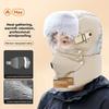 100 Down Cotton Lei Feng Hat Men's Winter Cold Protection Ear Protection Fleece Women's Cycling Windproof Mask Warm Thickened Hat