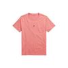 Polo Ss22 Solid Logo Embroidered Cotton Crew Neck Short Sleeve T-Shirt Men T-Shirts Pink MNPOTSH1N821386