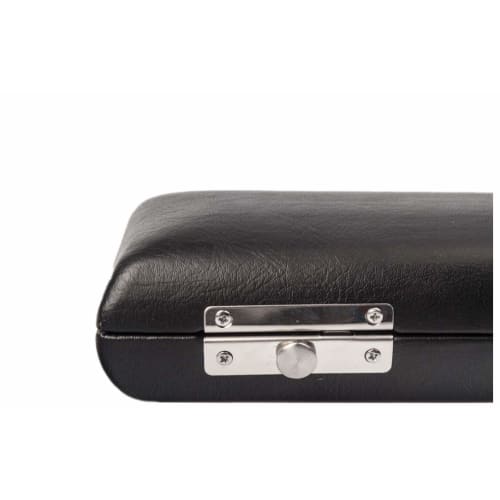 heizi Flute Case, Musical Instrument, Flute Hard Case, Storage, Black Leather, Piccolo, 16-Hole