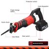 3000W Brushless Electric Reciprocating Saw 388VF Adjustable Three Orientations Modes Cutting Saw Portable Cordless Power Tools