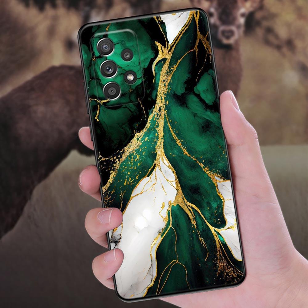 Watercolor Abstract Marble Pattern Phone Case For Samsung Galaxy A57 A56 A37 A55 A36 A26 A54 A52 A35 A34 A17 A16 A15 A07 Cover