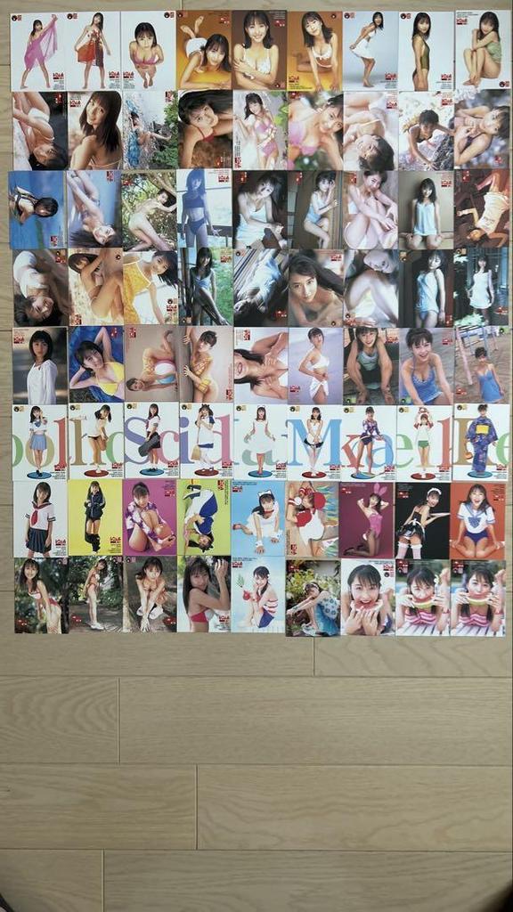 [USED] Nakajima Reika Bomb Trading Cards Regular 72 Types Full Set + Bonus