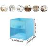 Foldable Storage Boxes with Transparent Window Design 6 Pack for Organizing and Saving Space in Closets and Playrooms