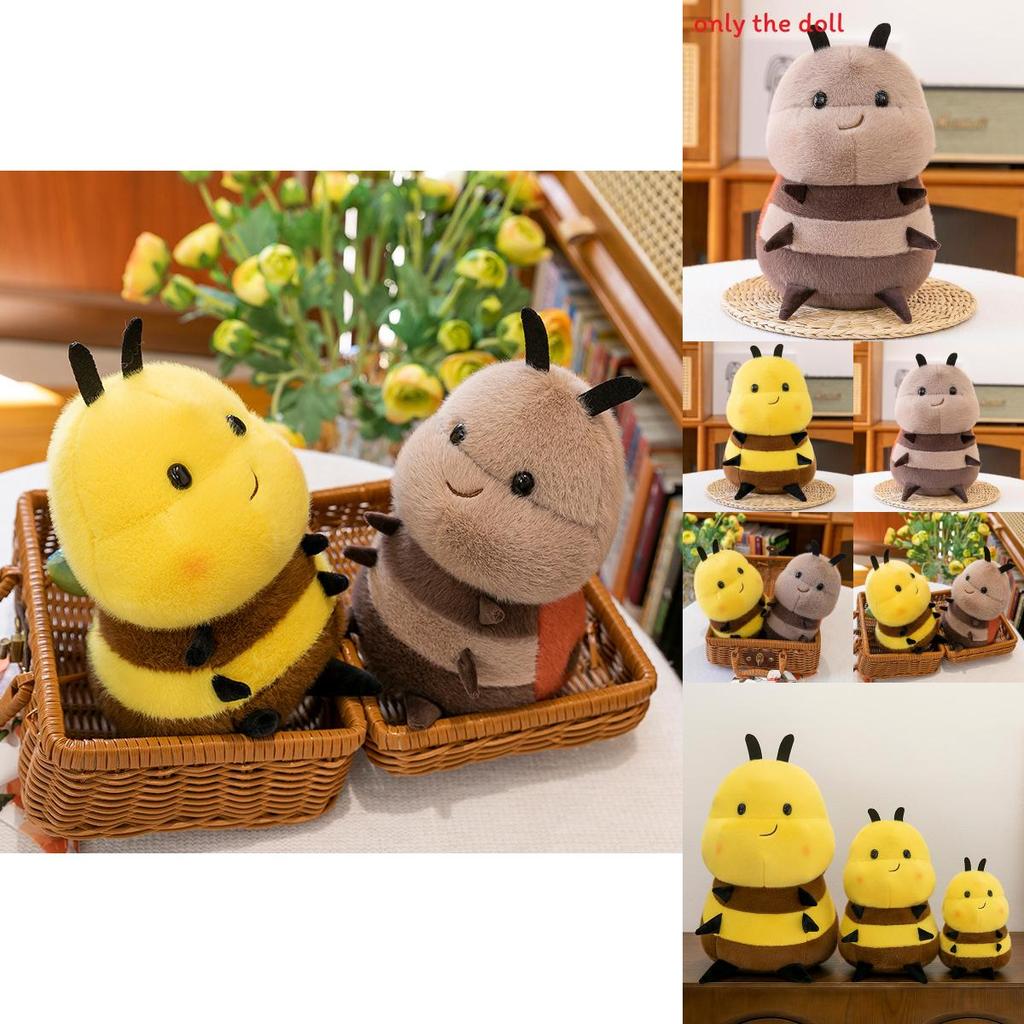 Cute Bee And Ladybug Plush Toys Soft Stuffed Animals Gift For Children